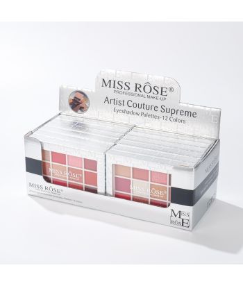 X7001-105DM12 12 color eye shadow，2 group color in  display boxes