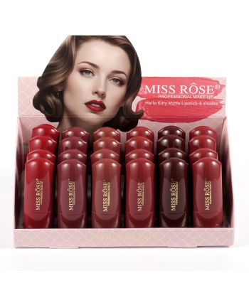 7301-007Z1 6 color lipstick 24pcs in display box
