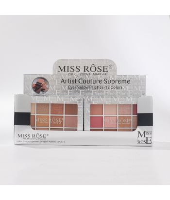 7001-105DN12 12 color eye shadow，2 group color in  display boxes