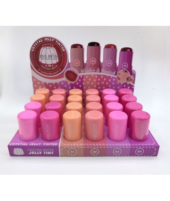 7004-085Z24 4color jelly blusher， 24pcs in a display box