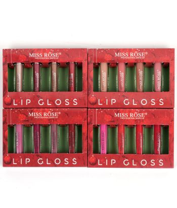 6701-001G  4 color gift color box matte lipgloss